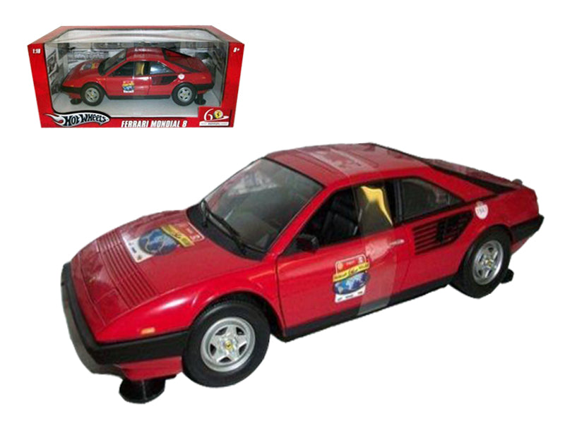 Ferrari Mondial 8 60th Anniversary Red 1/18 Diecast Model Car by Hot Wheels