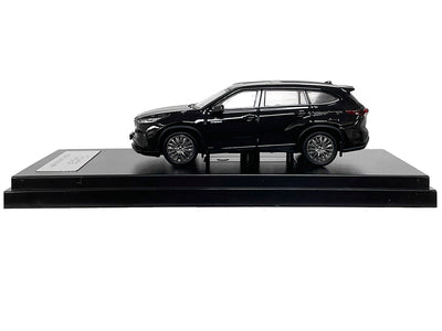 Toyota Highlander Black with Sunroof 1/64 Diecast Model Car by LCD Models