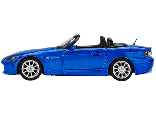 Honda S2000 (AP2) Convertible Laguna Blue Pearl Limited Edition to 3000 pieces Worldwide 1/64 Diecast Model Car by True Scale Miniatures