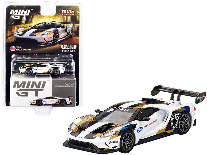 Ford GT Mk II Pebble Beach Concours d’Elegance (2019) Limited Edition to 7200 pieces Worldwide 1/64 Diecast Model Car by True Scale Miniatures