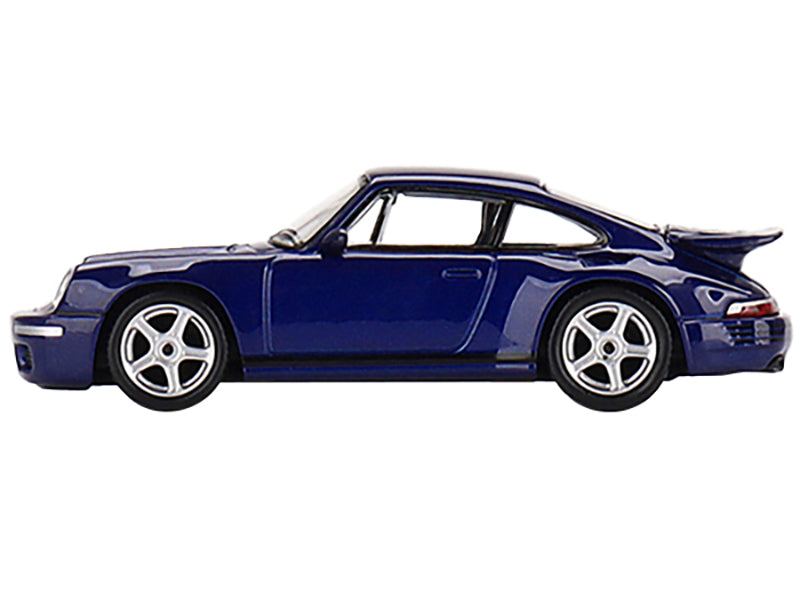 RUF CTR Anniversary Dark Blue Metallic Limited Edition to 3000 pieces Worldwide 1/64 Diecast Model Car by True Scale Miniatures