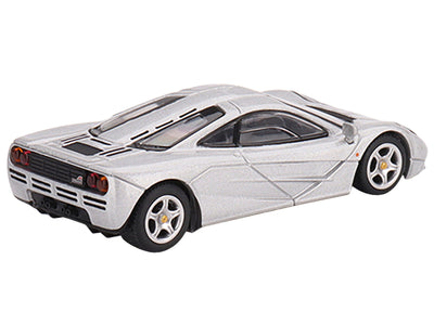 McLaren F1 Magnesium Silver Metallic Limited Edition to 3000 pieces Worldwide 1/64 Diecast Model Car by True Scale Miniatures