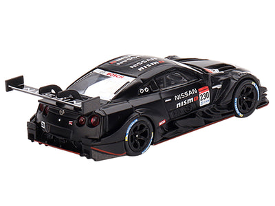 Nissan GT-R Nismo GT500 #230 "2021 Prototype" Black "Super GT Series" Limited Edition 1/64 Diecast Model Car by True Scale Miniatures