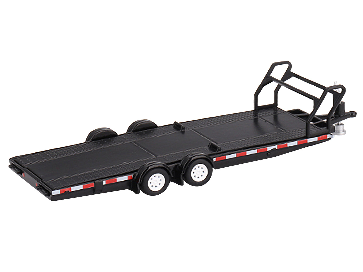 Car Hauler Trailer Black 1/64 Diecast Model by True Scale Miniatures