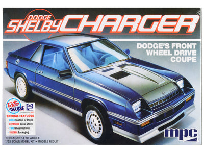 Skill 2 Model Kit 1986 Dodge Shelby Charger 1/25 Scale Model by MPC
