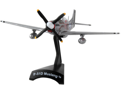 North American P-51D Mustang Fighter Aircraft "Big Beautiful Doll" United States Army Air Forces 1/100 Diecast Model Airplane by Postage Stamp