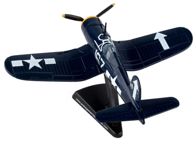 Vought F4U Corsair Fighter Aircraft #167 "VF-84 Wolf Gang" United States Navy 1/100 Diecast Model Airplane by Postage Stamp