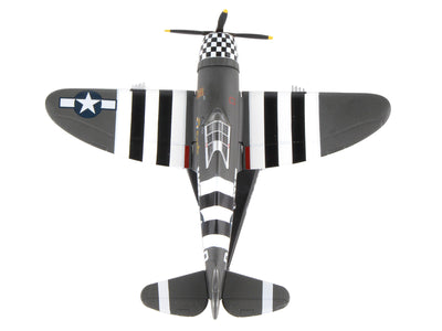 Republic P-47 Thunderbolt Fighter Aircraft "Snafu" United States Army Air Force 1/100 Diecast Model Airplane by Postage Stamp