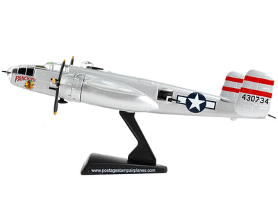 North American B-25J Mitchell Bomber Aircraft "Panchito" United States Air Force 1/100 Diecast Model Airplane by Postage Stamp