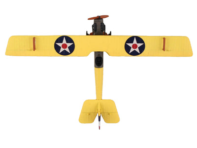 Curtiss JN4 "Jenny" Biplane Aircraft "US Air Mail Service" United States Army 1/100 Diecast Model Airplane by Postage Stamp