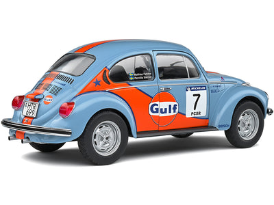 Volkswagen Beetle 1303 #7 Mathias Fahlke - Pernilla Sterner "Gulf Oil" Rally Cold Balls (2019) "Competition" Series 1/18 Diecast Model Car by Solido