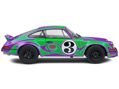 1973 Porsche 911 RSR #3 "Purple Hippy Tribute" "Competition" Series 1/18 Diecast Model Car by Solido