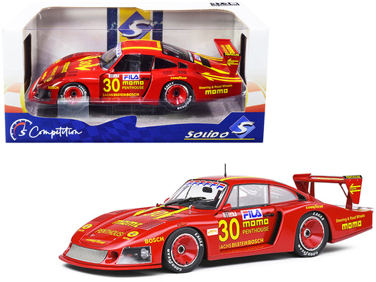 Porsche 935 Mobydick RHD (Right Hand Drive) #30 Gianpiero Moretti "MOMO / Penthouse" "Competition" Series 1/18 Diecast Model Car by Solido
