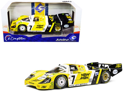 Porsche 956LH RHD (Right Hand Drive) #7 H. Pescarolo - K. Ludwig - S. Johansson "New-Man" Winner 24H of Le Mans (1984) "Competition" Series 1/18 Diecast Model Car by Solido