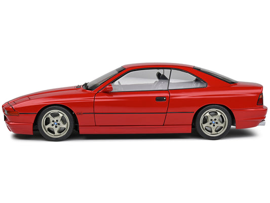 1990 BMW 850 CSI (E31) Brilliant Rot Red 1/18 Diecast Model Car by Solido