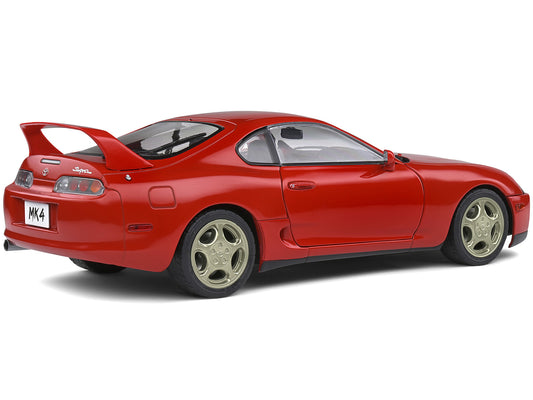 1993 Toyota Supra MK4 RHD (Right Hand Drive) Red 1/18 Diecast Model Car by Solido