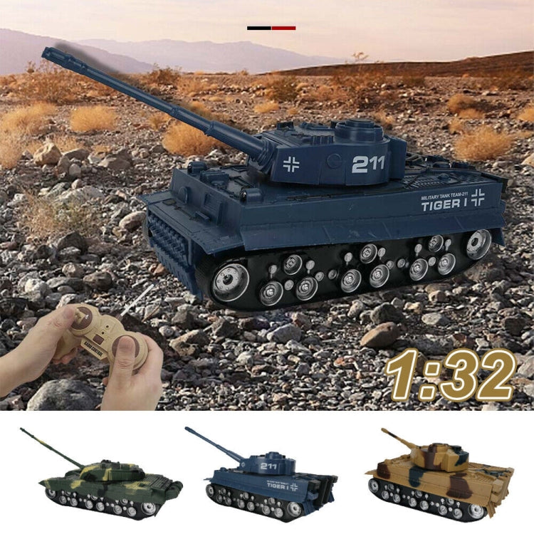 MoFun 369 Remote Control Tank 1:32 Four-way RC Vehicle(Green)