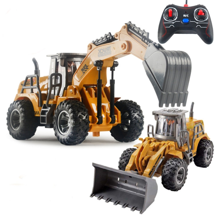 Wireless Remote Control 5-Way Charging Electric Engineering Vehicle Model(Bulldozer)