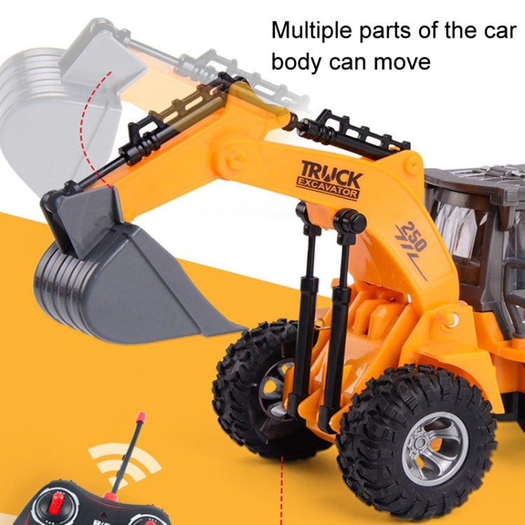 Wireless Remote Control 5-Way Charging Electric Engineering Vehicle Model(Bulldozer)