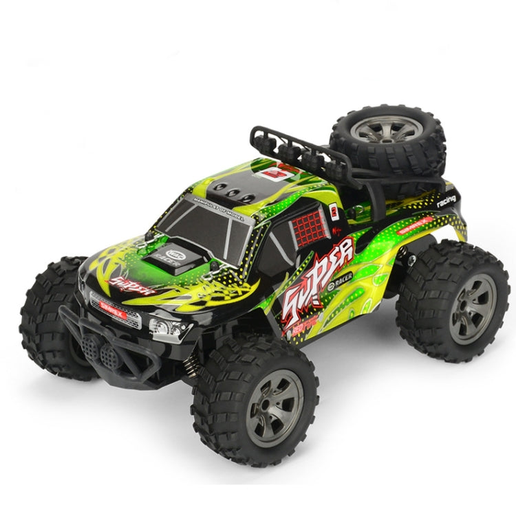 MGRC Charging Remote Control Car 2.4G Wireless Remote Control Four-Way Cross-Country Climbing Car 1:18 Car Model(Green)