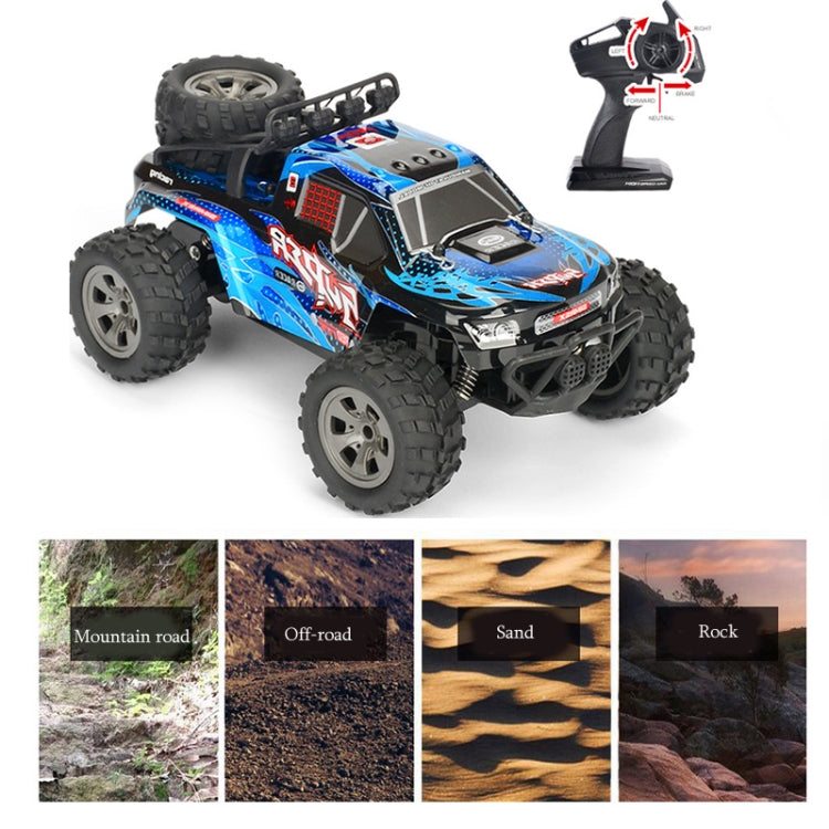 MGRC Charging Remote Control Car 2.4G Wireless Remote Control Four-Way Cross-Country Climbing Car 1:18 Car Model(Green)