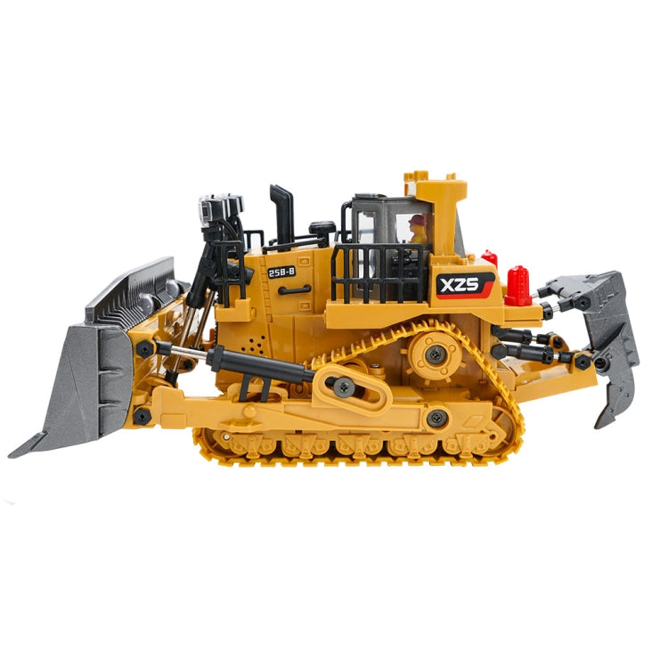 2.4G Remote Control Nine-Channel Crawler Heavy Bulldozer Children Remote Control Toy Alloy Excavator, Proportion: 1:24(1031 Alloy Version)