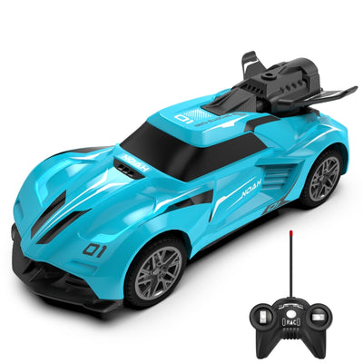 SL-354A 27 Frequency 1:24 Light Spray Remote Control Car Toy Model(Blue)