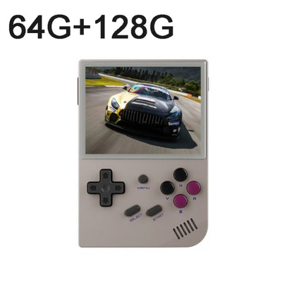 ANBERNIC RG35XX 3.5-inch Retro Handheld Game Console Open Source Game Player 64G+128G 13000+ Games(Grey)