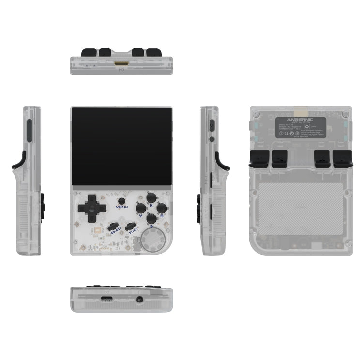 ANBERNIC RG35XX 3.5-inch Retro Handheld Game Console Open Source Game Player 64G+128G 13000+ Games(Grey)