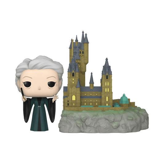 Funko Pop! Town: Harry Potter Chamber of Secrets 20th Anniversary - Minerva McGonagall and Hogwarts School of Witchcraft and Wizardry Vinyl Figure