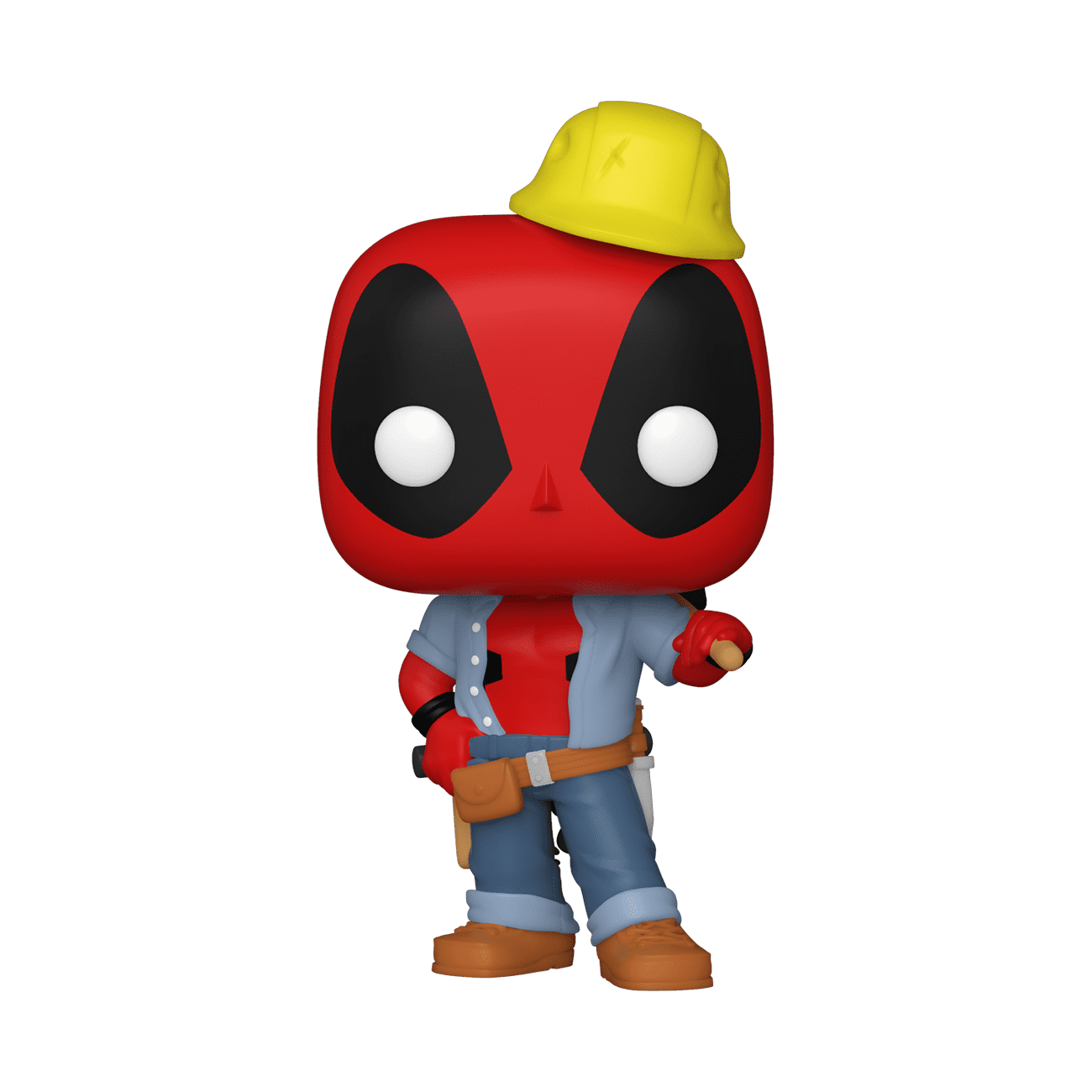 Funko POP! Marvel: Deadpool 30th - Construction Worker - Walmart Exclusive