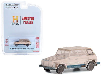 1974 Volkswagen Thing (Type 181) Beige (Weathered) "American Pickers" (2010-Current) TV Series "Hollywood Series" Release 39 1/64 Diecast Model Car by Greenlight