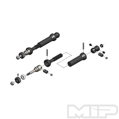 #19390 - MIP X-Duty™, Front CVD™ Kit, For Traxxas Fiesta ST Rally